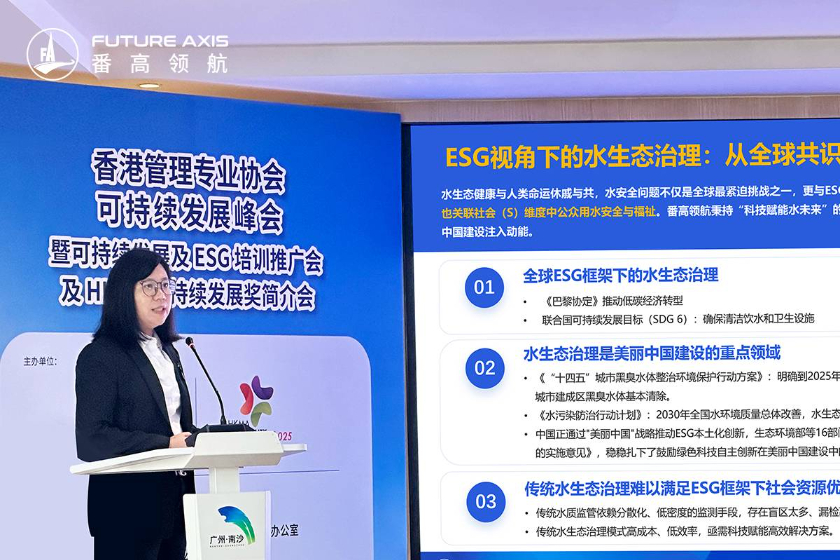 科技赋能ESG创新实践，为水生态可持续发展贡献智慧方案！